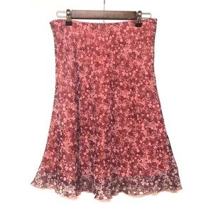 🌻3 for $20🌻Free People Floral Flowy Midi Skirt